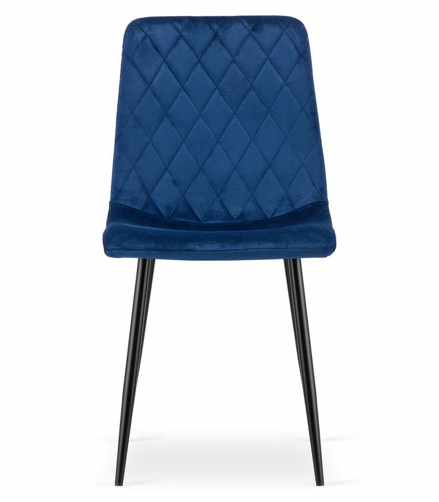 4-u krēslu komplekts Turin, zils cena un informācija | Virtuves un ēdamistabas krēsli | 220.lv
