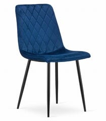 4-u krēslu komplekts Turin, zils цена и информация | Стулья для кухни и столовой | 220.lv