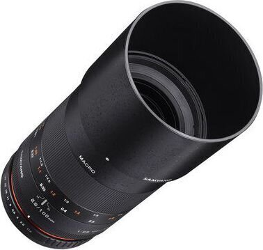 Samyang 100mm f/2.8 ED UMC Macro Sony E cena un informācija | Objektīvi | 220.lv