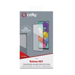 Защитное стекло для телефона Samsung Galaxy A51, черный цена и информация | Защитные пленки для телефонов | 220.lv