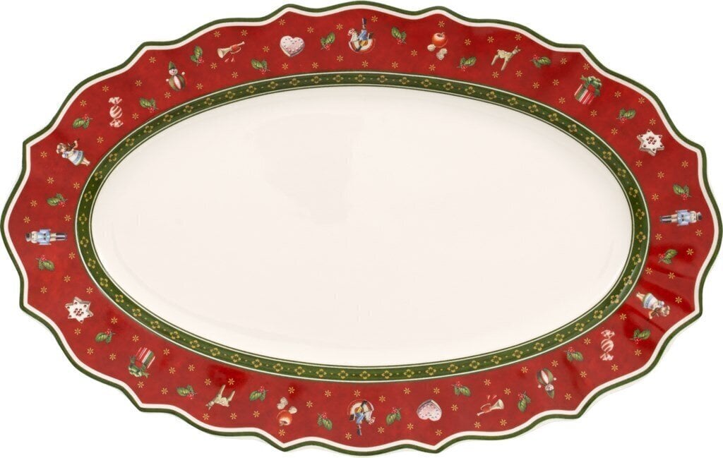 Villeroy & Boch servēšanas šķīvis, 38 x 23,5 cm цена и информация | Trauki, šķīvji, pusdienu servīzes | 220.lv