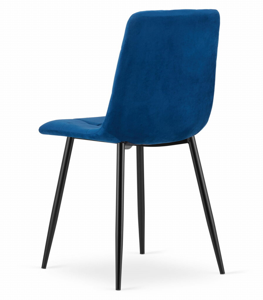 4-u krēslu komplekts Sara, zils cena un informācija | Virtuves un ēdamistabas krēsli | 220.lv