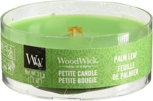 WoodWick aromātiska svece Palm Leaf, 31 g cena un informācija | Sveces un svečturi | 220.lv