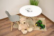 4-u bērnu krēslu komplekts Zubi, pelēks cena un informācija | Bērnu krēsliņi un bērnu galdiņi | 220.lv