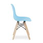 4-u bērnu krēslu komplekts Zubi, zils cena un informācija | Bērnu krēsliņi un bērnu galdiņi | 220.lv
