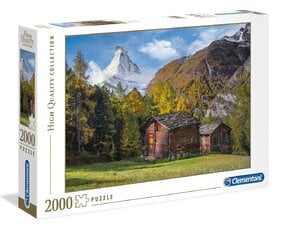 Puzle ar kalniem Clementoni Fascination With Matterhorn, 32561, 2000 d. cena un informācija | Puzles, 3D puzles | 220.lv