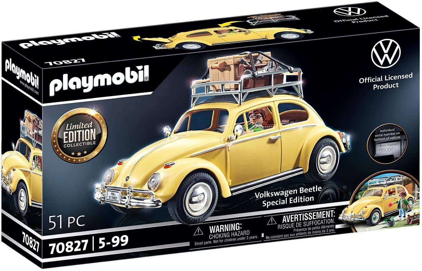 70827 PLAYMOBIL Volkswagen Beetle - speciāls izlaidums цена и информация | Konstruktori | 220.lv