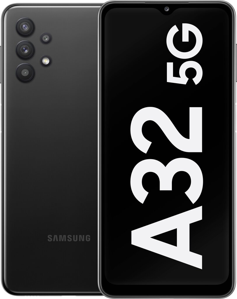 Телефон Samsung Galaxy A32, 64GB, Dual SIM Black цена | 220.lv