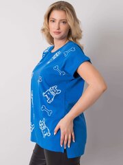 синяя блузка большого размера shanna цена и информация | Женские блузки, рубашки | 220.lv
