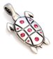 Bico "Turtle" kulons ar rozā kristāliem (CR50 Pink) цена и информация | Kaklarotas | 220.lv