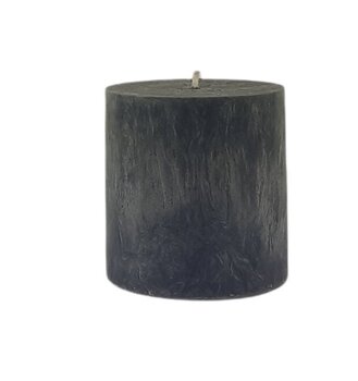 Palmu vaska cilindrs 9,5x11 cm melns cena un informācija | Sveces un svečturi | 220.lv