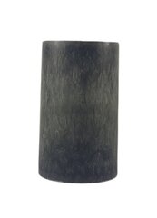 Palmu vaska cilindrs 9,5x17 cm melns cena un informācija | Sveces un svečturi | 220.lv
