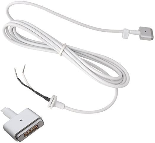 Barošanas kabelis Apple Magsafe 2 DC Mcbook AIR / PRO klēpjdatoriem, T veida, 1,7 m, balts цена и информация | Kabeļi un vadi | 220.lv