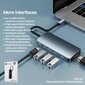 Adapteris Remax RU-U5 5 In1 HDMI, 3x3.0USB, USB-C-Type-C / USB-C dokstacija цена и информация | Adapteri un USB centrmezgli | 220.lv