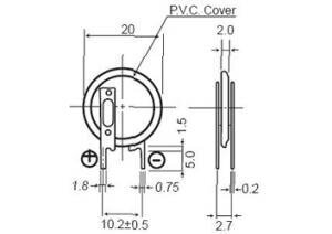 Akumulators VL2020-1VCE Panasonic 20mAh 3.0V cena un informācija | Baterijas | 220.lv