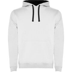 Hoodie jaka ar divu toņu kapuci URBAN SU1067, balts цена и информация | Мужские свитера | 220.lv