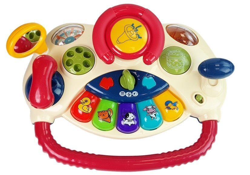 Interaktīvā stūre bērniem Dzīvnieku skaņas, Lean Toys cena un informācija | Rotaļlietas zīdaiņiem | 220.lv