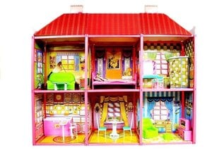 Огромная кукольная вилла с мебелью цена и информация | Игрушки для девочек | 220.lv