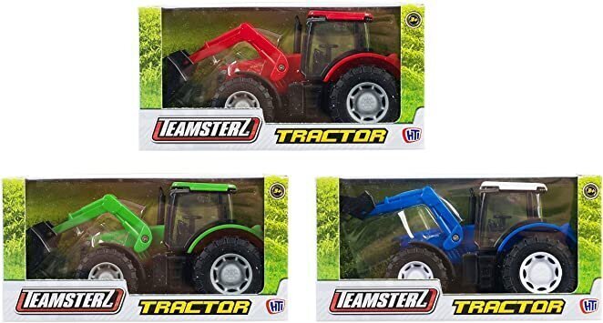 Rotaļu traktors Teamsterz, 10 cm cena un informācija | Rotaļlietas zēniem | 220.lv