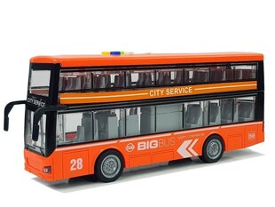 Divstāvu autobuss oranžs cena un informācija | Rotaļlietas zēniem | 220.lv