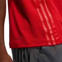 Sporta T-krekls Adidas Aeroready 3-Stripes M FL4314, sarkans cena un informācija | Sporta apģērbs vīriešiem | 220.lv