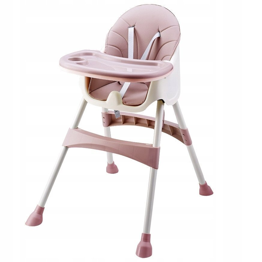 2in1 pusdienu krēsls &quot;Ecotoys&quot; - rozā krāsā цена и информация | Barošanas krēsli | 220.lv
