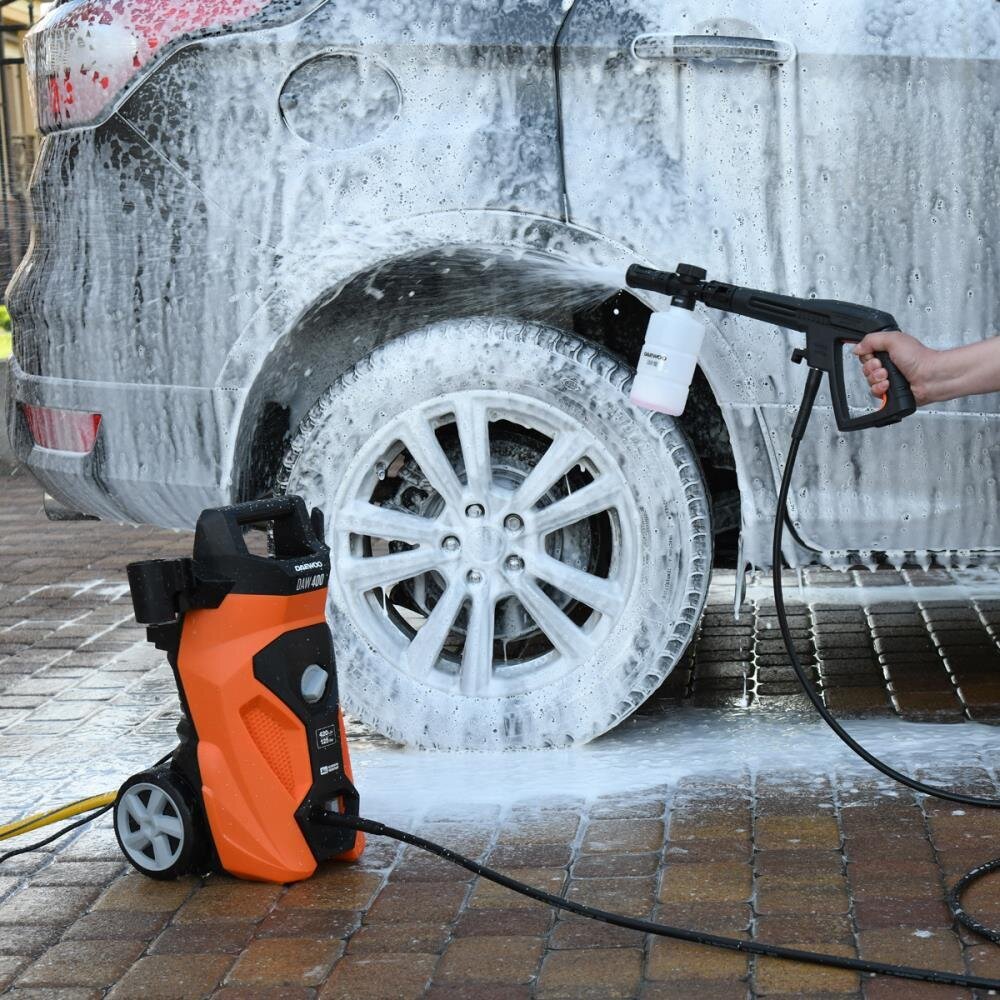 HIGH PRESSURE WASHER 1400W/DAW 400 DAEWOO цена и информация | Augstspiediena mazgātāji | 220.lv