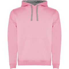 Hoodie худи с двухцветным капюшоном Urban SU1067 светло-розовый/серый цена и информация | Мужские свитера | 220.lv