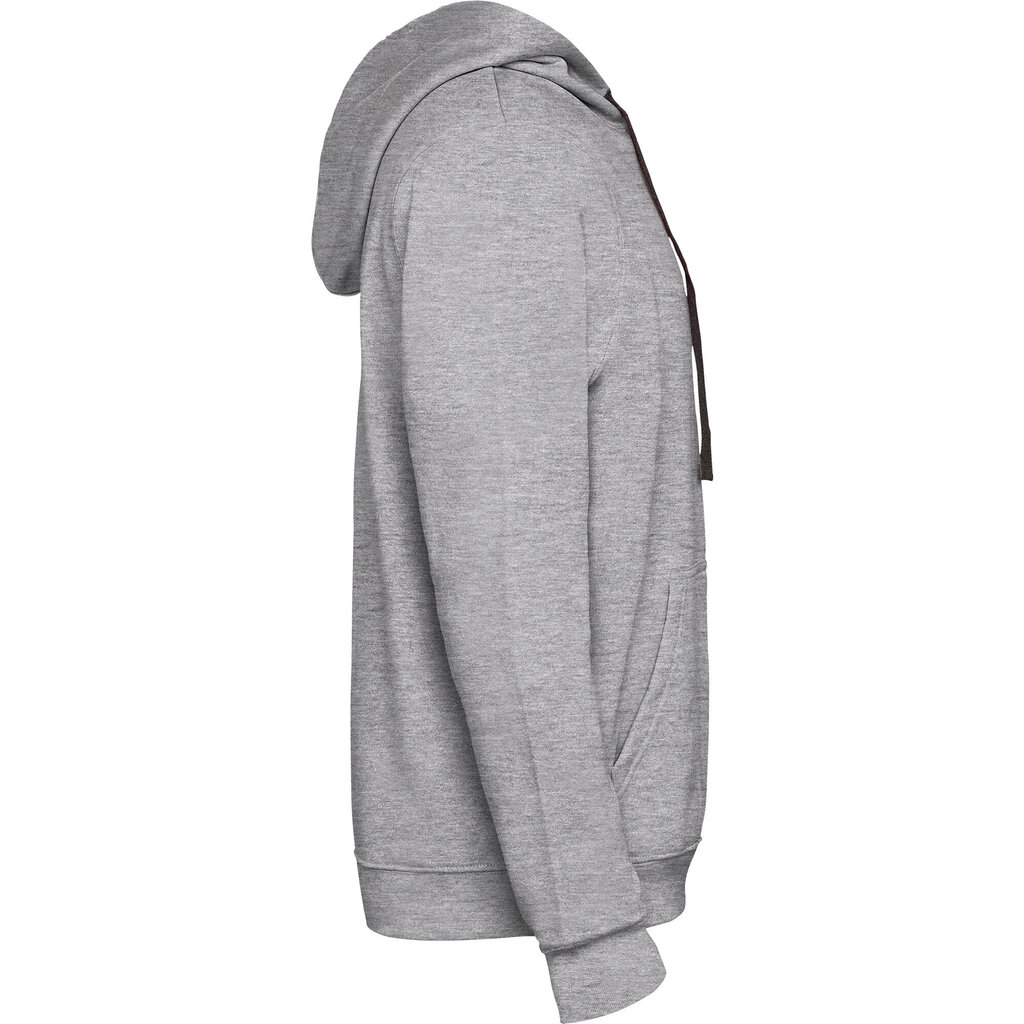 Hoodie jaka ar divu toņu kapuci URBAN SU1067, pelēka cena un informācija | Vīriešu džemperi | 220.lv