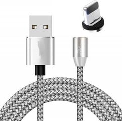 USB kabelis Magnetic Lightning magnētisks 1.0m balts cena un informācija | Savienotājkabeļi | 220.lv