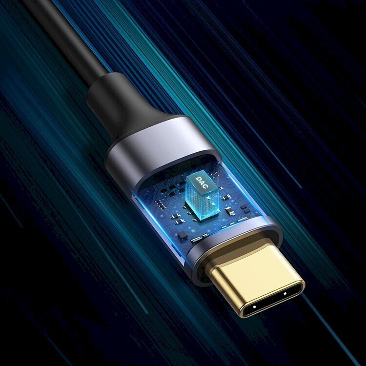 Ugreen USB Type C (male) - 2RCA (male) audio cable 1,5m gray (20193 CM451) cena un informācija | Savienotājkabeļi | 220.lv