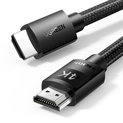 Ugreen HDMI 2.0 - HDMI 2.0 4K cable 2m black (HD119 40101) cena un informācija | Savienotājkabeļi | 220.lv