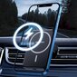 WP-U95 Upine Series Magnetic wireless charging car holder black cena un informācija | Lādētāji un adapteri | 220.lv