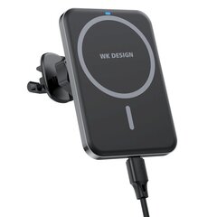 Зарядное устройство WP-U95 Upine Series Magnetic wireless charging car holder, черное цена и информация | Зарядные устройства для телефонов | 220.lv