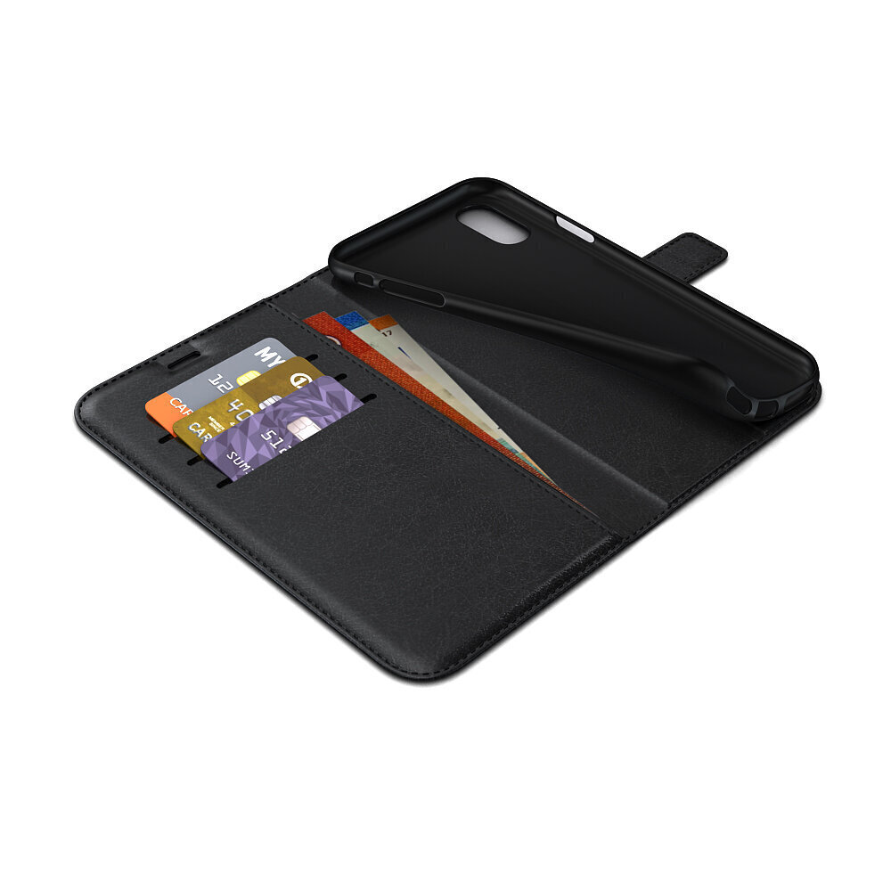 Maciņš BeHello Gel Wallet Xiaomi Mi 11 melns cena un informācija | Telefonu vāciņi, maciņi | 220.lv