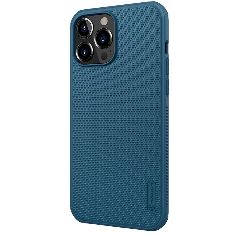 Nillkin Super Frosted Shield Pro Case durable, piemērots iPhone 13 Pro Max, zils cena un informācija | Telefonu vāciņi, maciņi | 220.lv