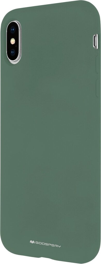 Maciņš Mercury Silicone Case Apple iPhone 13 mini tumši zaļa cena un informācija | Telefonu vāciņi, maciņi | 220.lv