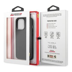 Чехол FESAXHCP13LBK Ferrari Smooth and Carbon Effect Hard Case для iPhone 13 Pro Black цена и информация | Чехлы для телефонов | 220.lv