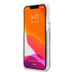 GUHCP13XLG4GPI Guess TPU Big 4G Liquid Glitter Pink Case for iPhone 13 Pro Max Transparent cena un informācija | Telefonu vāciņi, maciņi | 220.lv