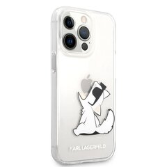 KLHCP13LCFNRC Karl Lagerfeld PC/TPU Choupette Eat Case for iPhone 13 Pro Transparent cena un informācija | Telefonu vāciņi, maciņi | 220.lv