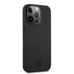 Чехол для телефона MEHCP13LMBLBK Mercedes Genuine Leather Meshed Hard Case for iPhone 13 Pro Black цена и информация | Mercedes Мобильные телефоны, Фото и Видео | 220.lv