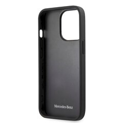 Чехол для телефона MEHCP13LSPSBK Mercedes Genuine Leather Quilted Hard Case for iPhone 13 Pro Black цена и информация | Чехлы для телефонов | 220.lv