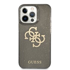 Чехол для телефона GUHCP13LPCUGL4GBK Guess TPU Big 4G Full Glitter Case for iPhone 13 Pro Black цена и информация | Чехлы для телефонов | 220.lv