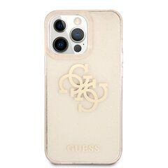 GUHCP13LPCUGL4GGO Guess TPU Big 4G Full Glitter Case for iPhone 13 Pro Gold cena un informācija | Telefonu vāciņi, maciņi | 220.lv