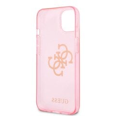 GUHCP13SPCUGL4GPI Guess TPU Big 4G Full Glitter Case for iPhone 13 Mini Pink цена и информация | Чехлы для телефонов | 220.lv