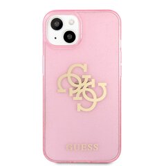 GUHCP13SPCUGL4GPI Guess TPU Big 4G Full Glitter Case for iPhone 13 Mini Pink цена и информация | Чехлы для телефонов | 220.lv