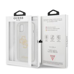 Чехол GUHCP13SPCUGL4GTR Guess TPU Big 4G Full Glitter Case for iPhone 13 Mini Transparent цена и информация | Чехлы для телефонов | 220.lv