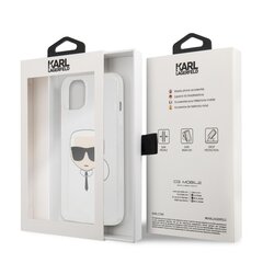 KLHCP13SKHTUGLS Karl Lagerfeld TPU Full Glitter Karl Head Case for iPhone 13 mini Silver cena un informācija | Telefonu vāciņi, maciņi | 220.lv