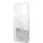 KLHCP13LGCFS Karl Lagerfeld Liquid Glitter Choupette Eat Case for iPhone 13 Pro Silver cena un informācija | Telefonu vāciņi, maciņi | 220.lv