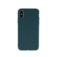 Чехол Rubber TPU Samsung S21 FE темно зеленый цена и информация | Чехлы для телефонов | 220.lv